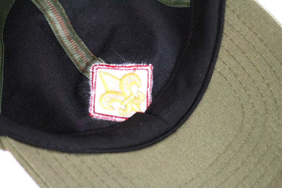 USA製 BSA ボーイスカウト 百合の紋章 刺繍 ツートン 切り替え