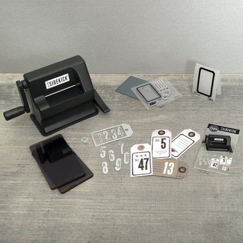 Tim Holtz Sizzix SIDEKICK STARTER KIT BLACK Die Cutting Machine