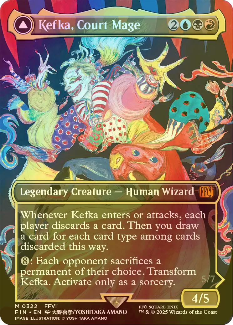 MTG M ケフカ・パラッツォ/鍛治の神、パーフォロス 継承史Foil FF MTG