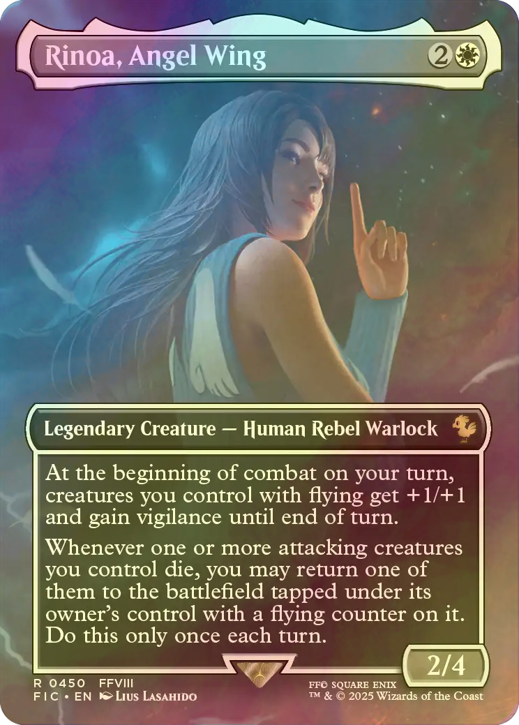 FOIL] 天使の翼、リノア/Rinoa, Angel Wing (全面アート版) 【英語版