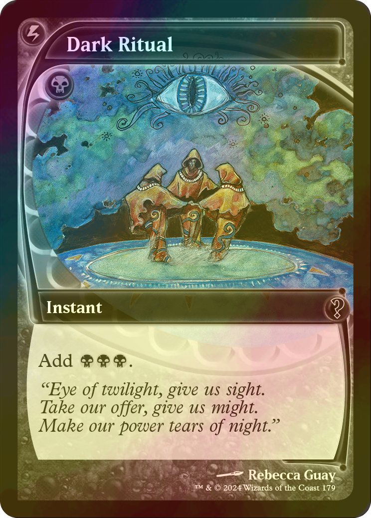 MTG 暗黒の儀式foil 英語版