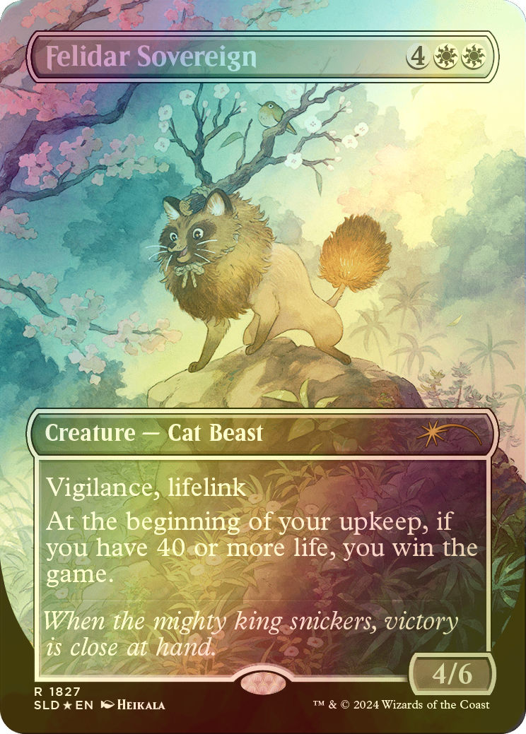 FOIL] フェリダーの君主/Felidar Sovereign No.1827 【英語版】 [SLD