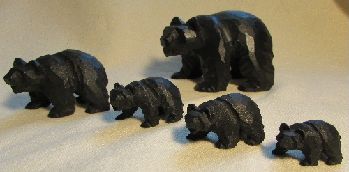 北海道 木彫り熊 小さな熊から大きな熊まで