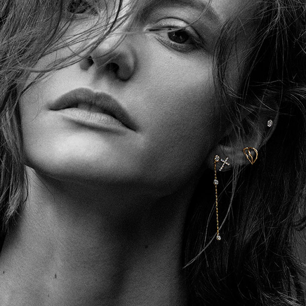 DIAMOND CROSS PIERCED EARRING(S)(6JP5001)｜SJX公式ONLINE STORE