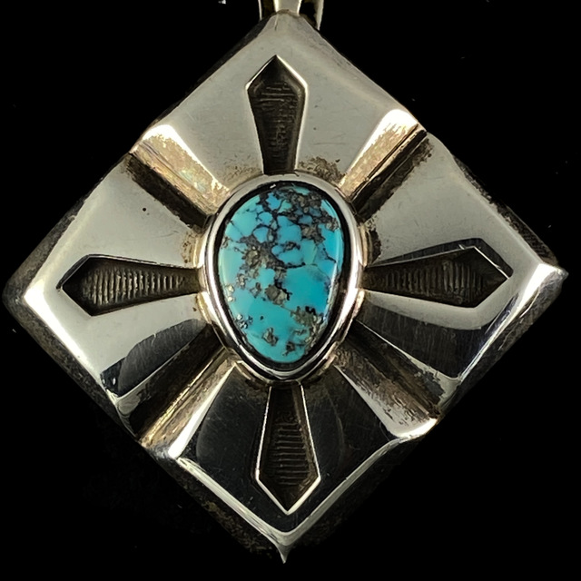 インディアンジュエリー ペンダント トップ 47 | ターコイズ・メンズ