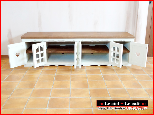 フレンチカントリー家具＆カントリー調ナチュラル家具「ワイドテレビ
