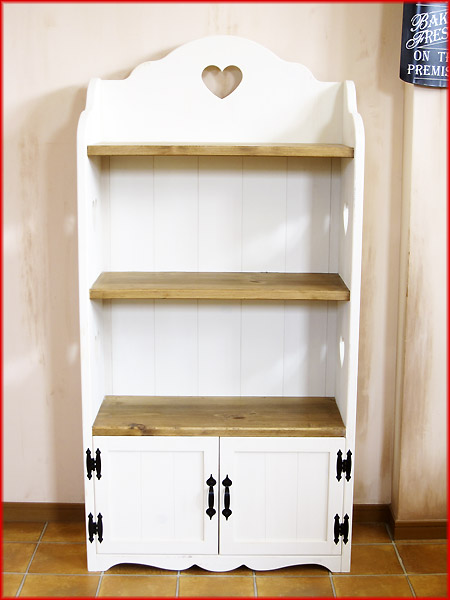 フレンチカントリー家具＆パイン家具本棚（ブックシェルフ）W70／Le