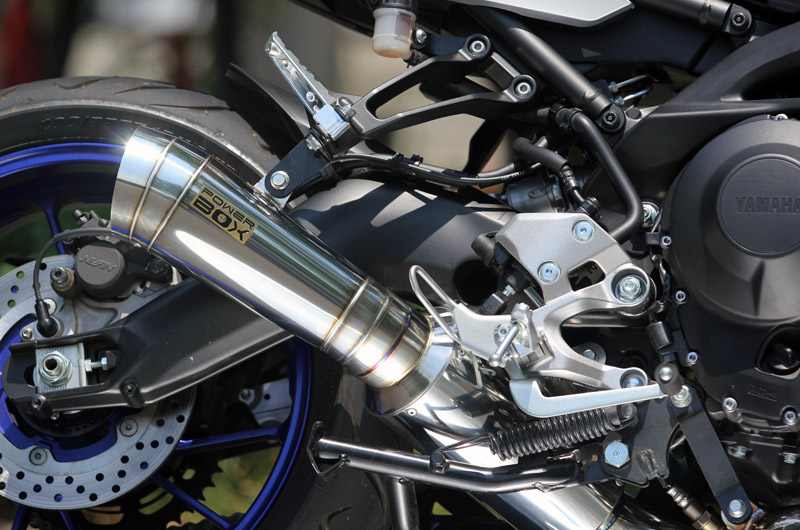 YAMAHA 〜16 MT-09 TRACER POWERBOX FULL チタンエキゾーストパイプ|SP忠男