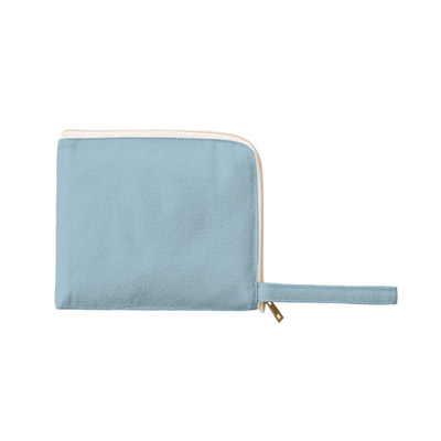 キャンバスL字ファスナーフラットポーチ（S）｜TP-0007【オリジナル