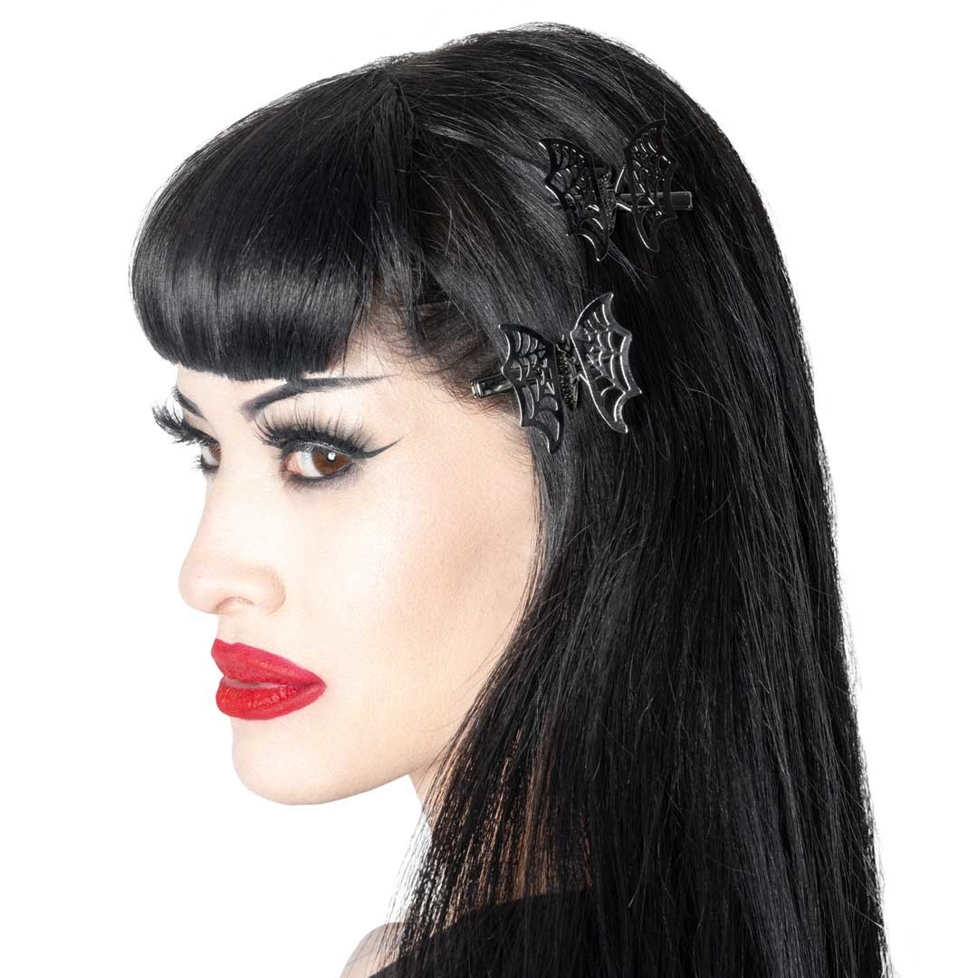 Bat Spring Web Wing Clip / ヘアクリップ【KREEPSVILLE 666