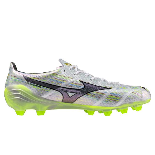 ミズノ サッカースパイク ミズノアルファ 2 JAPAN ホワイト 土 人工芝