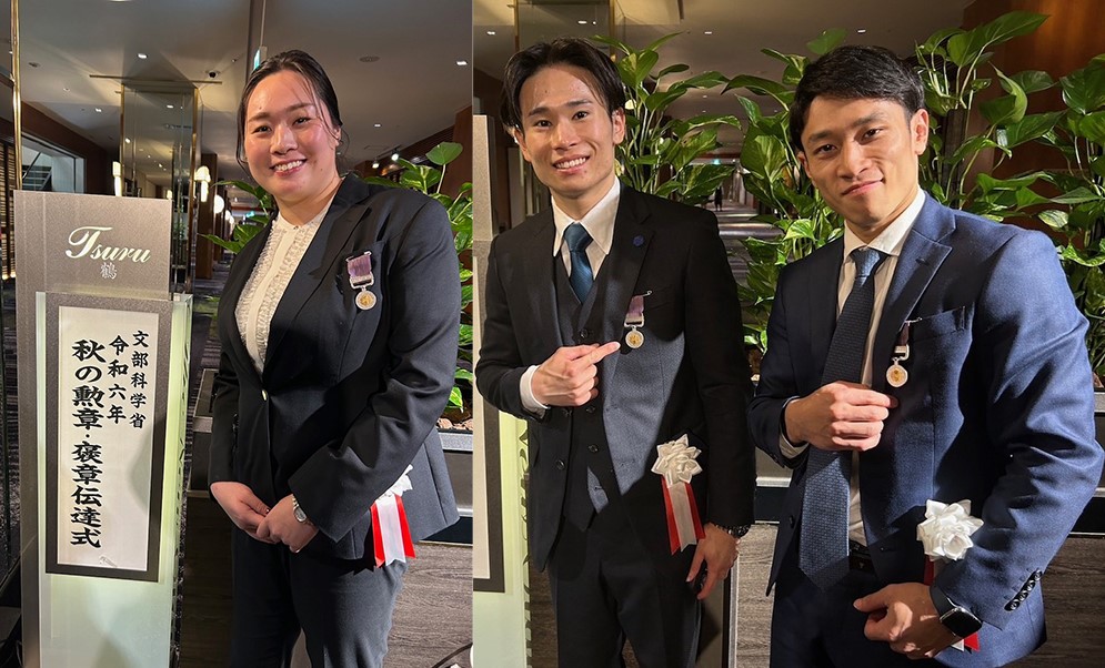北口榛花、萱和磨、谷川航が令和6年秋の紫綬褒章を受章 | スポーツを