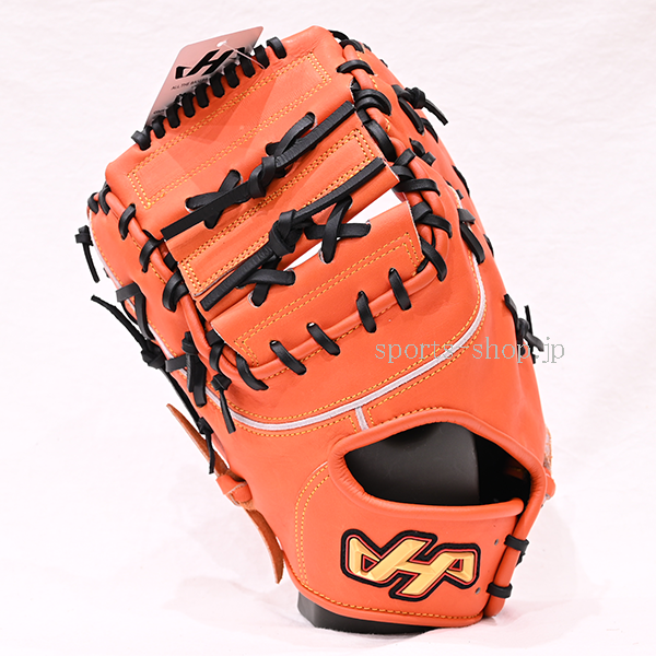 ハタケヤマ ファーストミット TH-F01VB Vオレンジ F1型 軟式用 左投げ