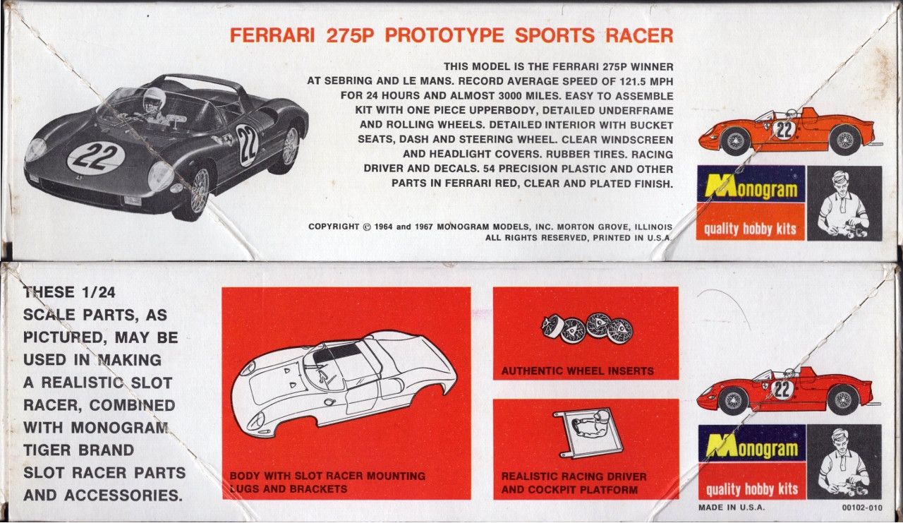 Monogram Ferrari 275P, Early Issue - Spotlight Hobbies