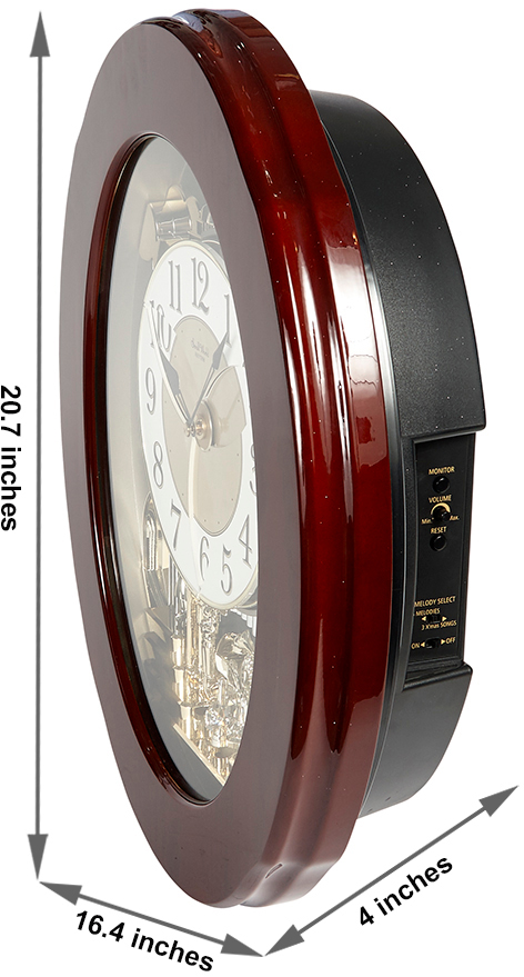 Grand Nostalgia Entertainer, 4MH838WD06 | Rhythm Springfield Clock