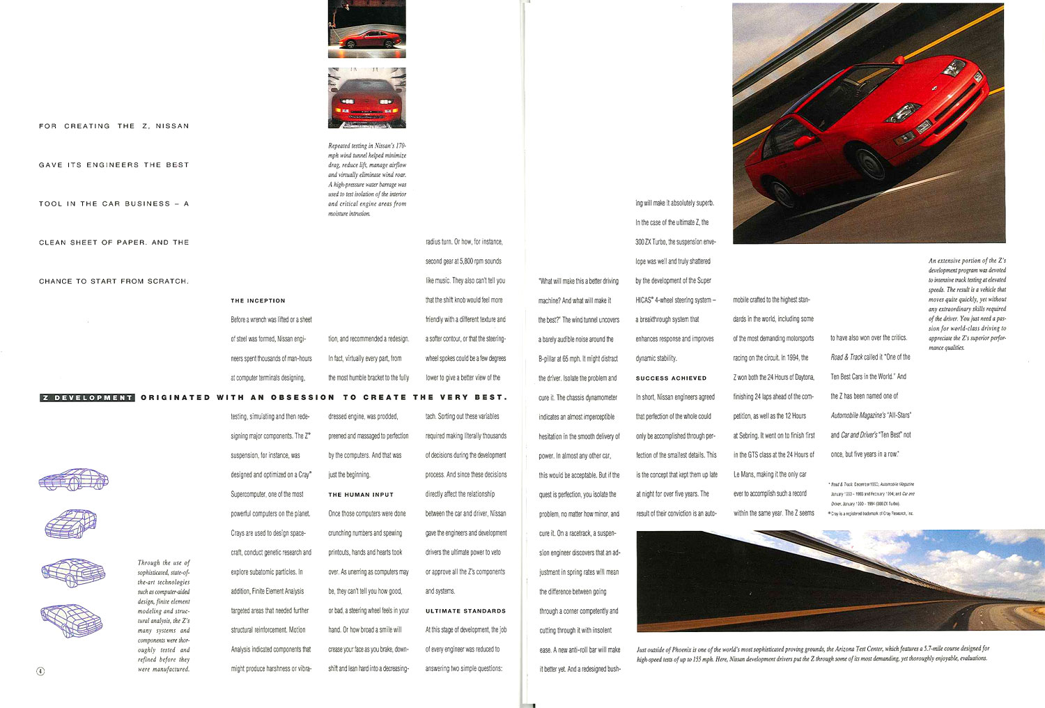 Car Ads and Brochures: 1995 Nissan 300ZX – Spannerhead