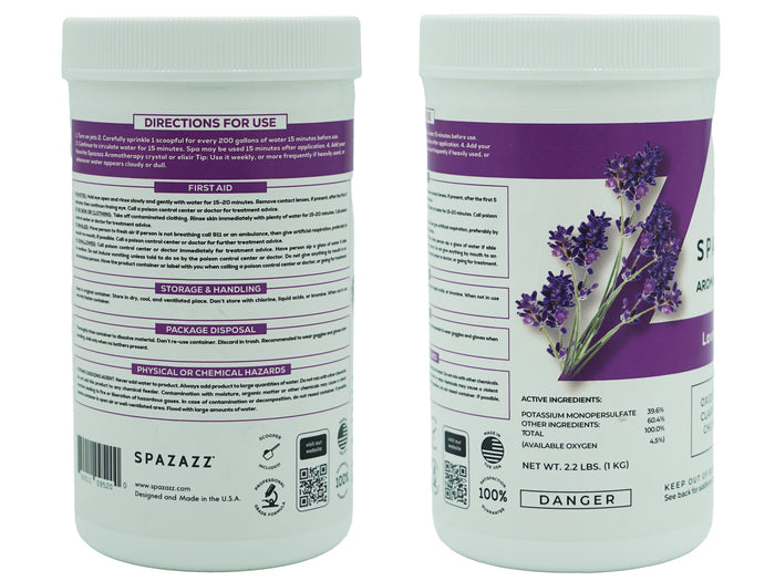 Chlorine Free Aroma Spa Shock - Lavender Isle – Spazazz