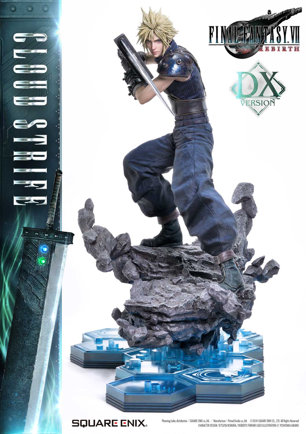 Final Fantasy VII: Rebirth - Cloud Strife (Deluxe) 1/4 Scale