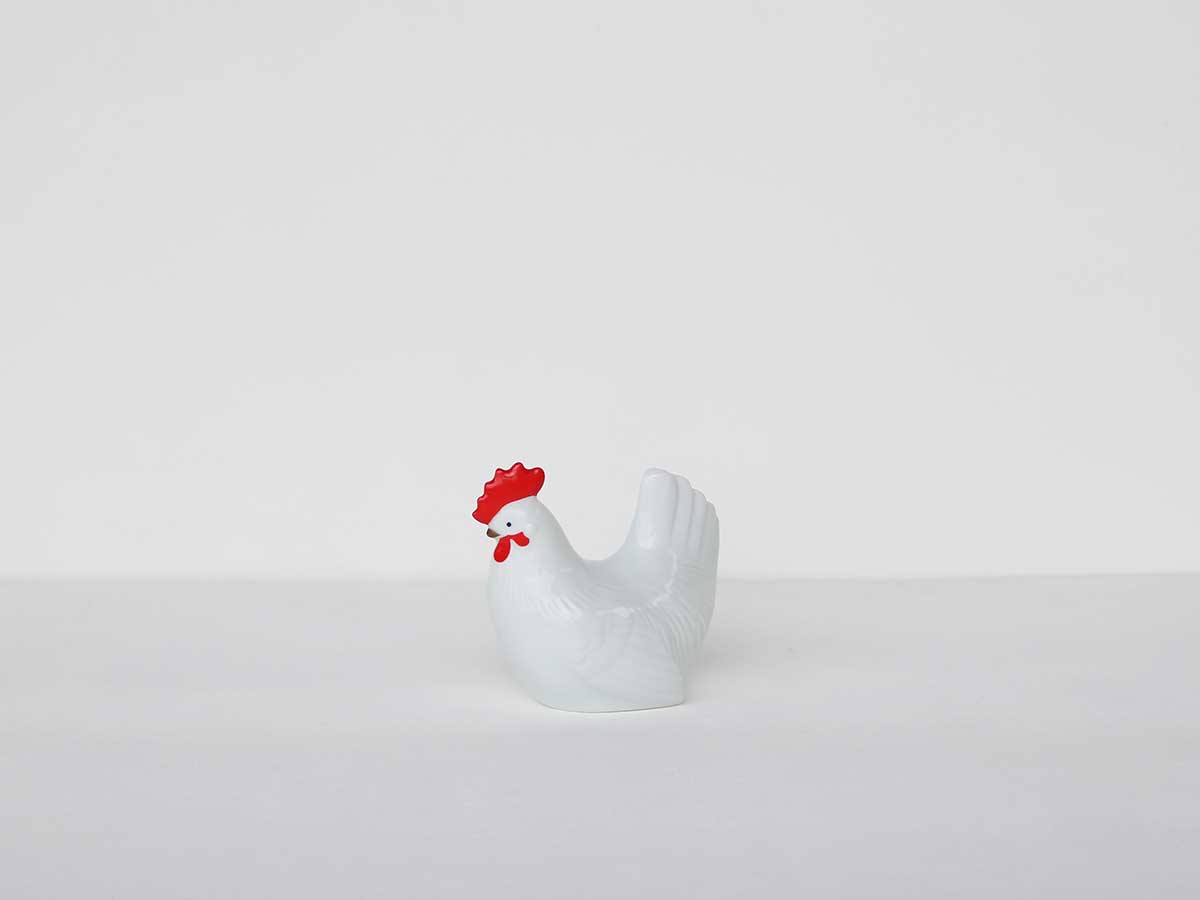 鶏 置物 中 にわとり ニワトリ 鳥 動物 どうぶつ