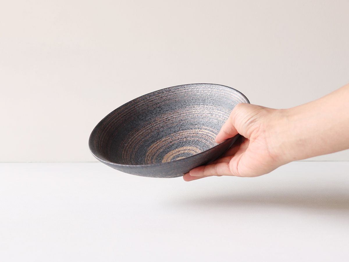 有田焼 陶悦窯 晶金・晶銀かすり 空平菓子鉢 | 産直！ 有田焼 波佐見焼