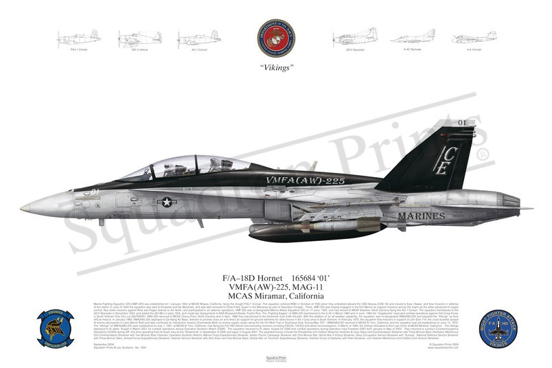 F/A-18D Hornet - Print | Squadron Prints