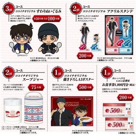 名探偵コナン CoCo壱 缶バッジ 名探偵コナン 安室透 CoCo壱コラボ 缶