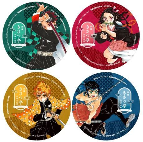 鬼滅の刃」原画展コラボカフェ“茶屋きさつ亭”オープン、「小芭内×蜜璃