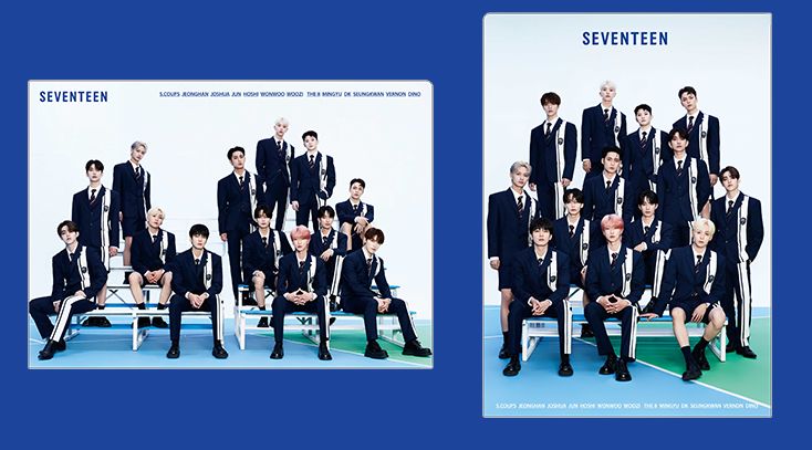 ローソン「SEVENTEEN」キャンペーンでクリアファイル配布、エスクプス