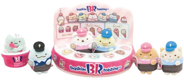 すみっコぐらし×サーティワン初コラボグッズ発売、てのりぬいぐるみや