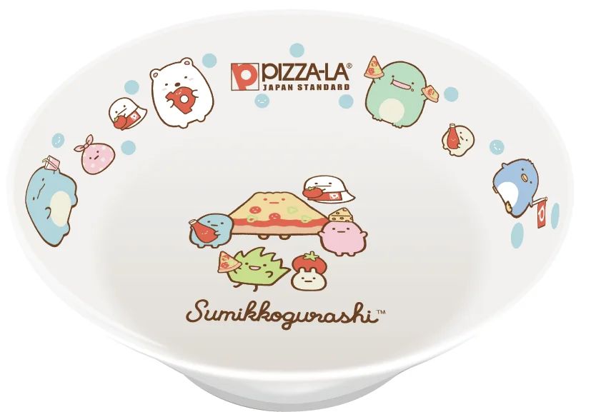 ピザーラ×すみっコぐらし ボウル皿とシールのスペシャルパック発売