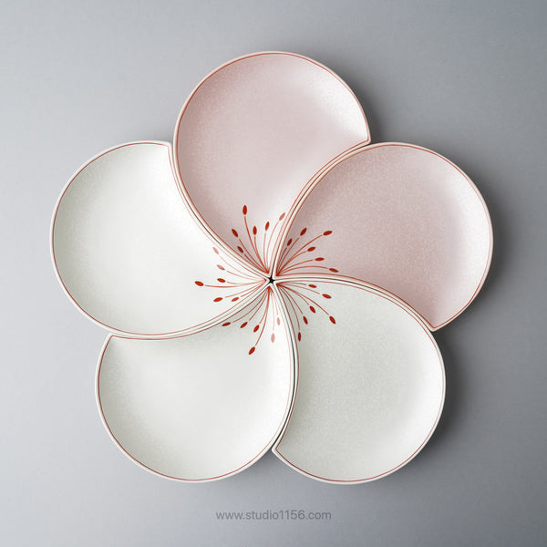 有田焼 梅花びら型 銘々皿 13.5cm幸楽窯の通販｜Studio1156 – 【公式