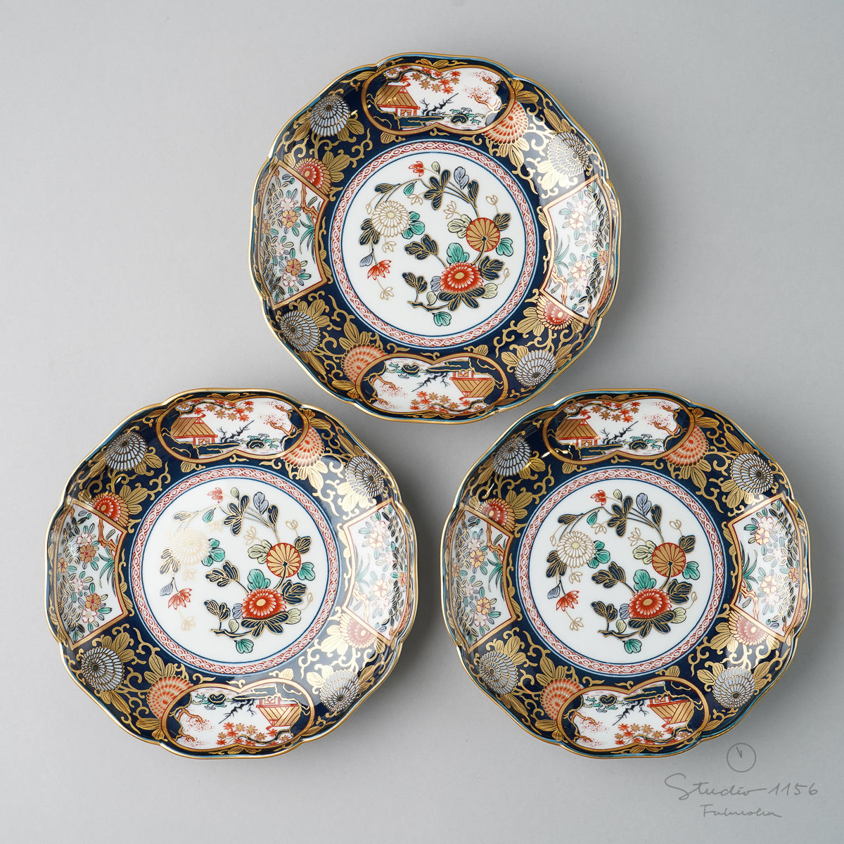 有田焼 琳派 古伊万里様式 和皿 17cm 其泉窯の通販｜Studio1156