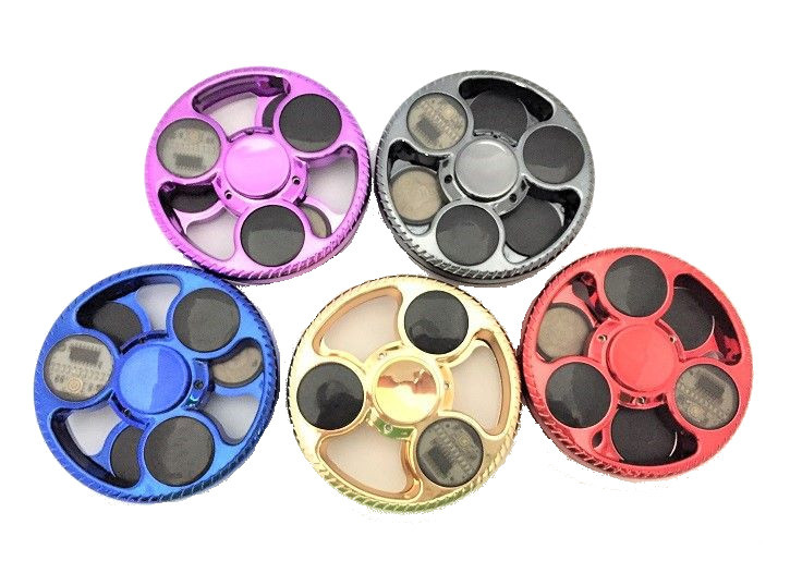 ハンドスピナー ON/OFF 切換LED（72パターン）ダブルホイール | STYLED