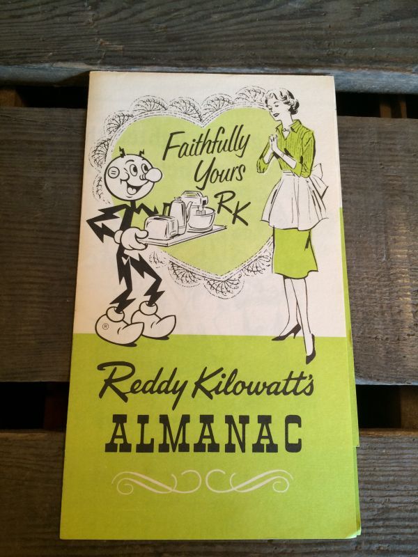 Reddy Kilowatt's Almanac ビンテージ レディキロワット 年鑑 ブック