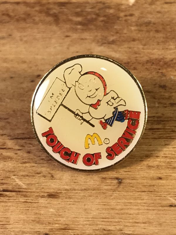McDonald's “I'm Speedee” Enamel Metal Pins スピーディー ビンテージ