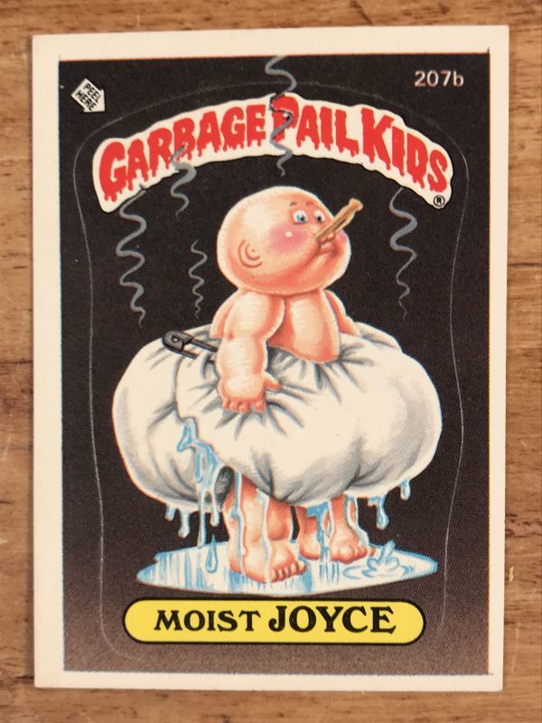 Topps Garbage Pail Kids “Moist Joyce” Sticker Card 207b ガーベッジ