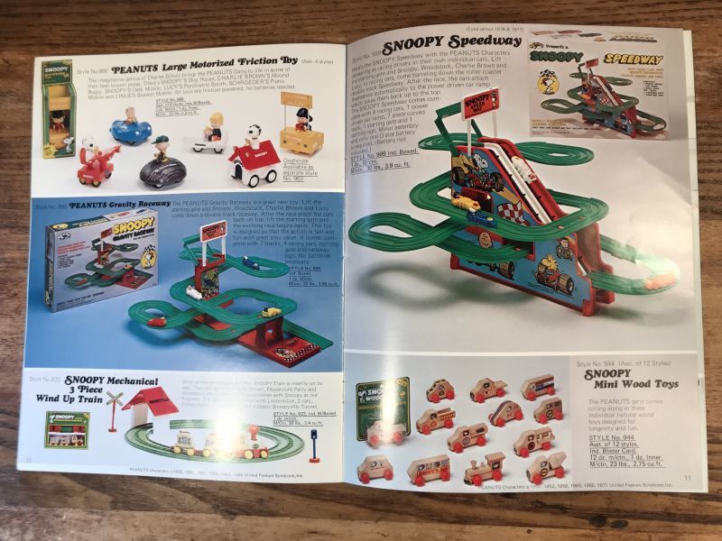 Aviva Toy Company Peanuts Snoopy Catalog アビバ社 ビンテージ
