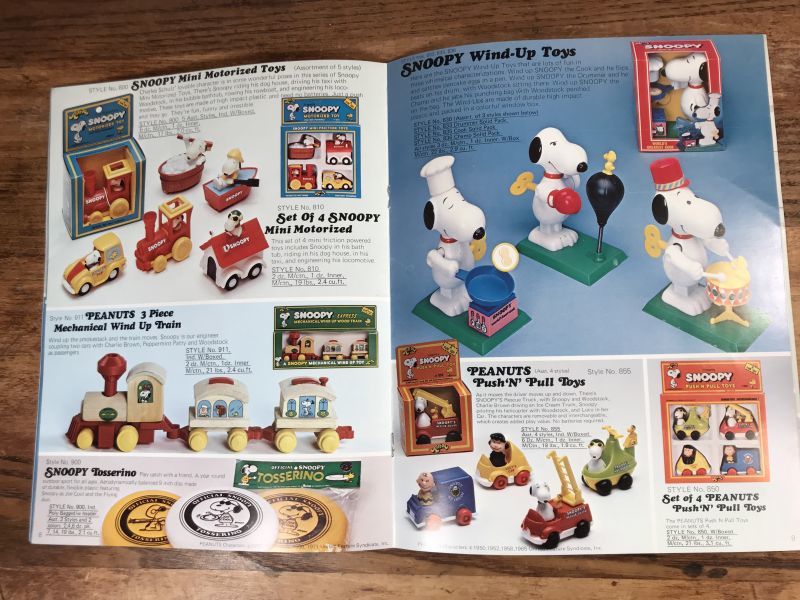 Aviva Toy Company Peanuts Snoopy Catalog アビバ社 ビンテージ