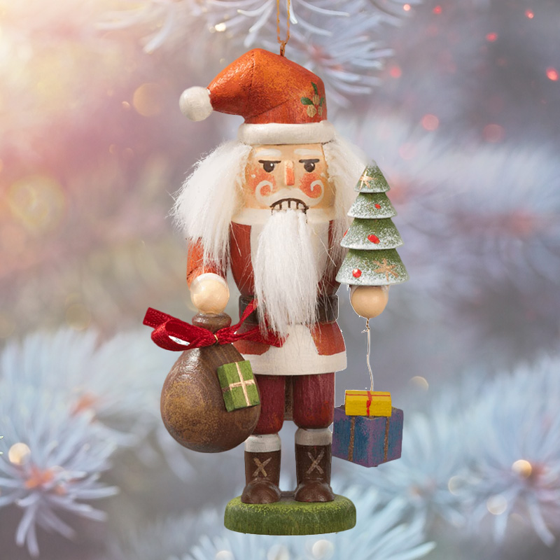 クリスマスオーナメント】クルミ割り人形・サンタ :: ドイツ