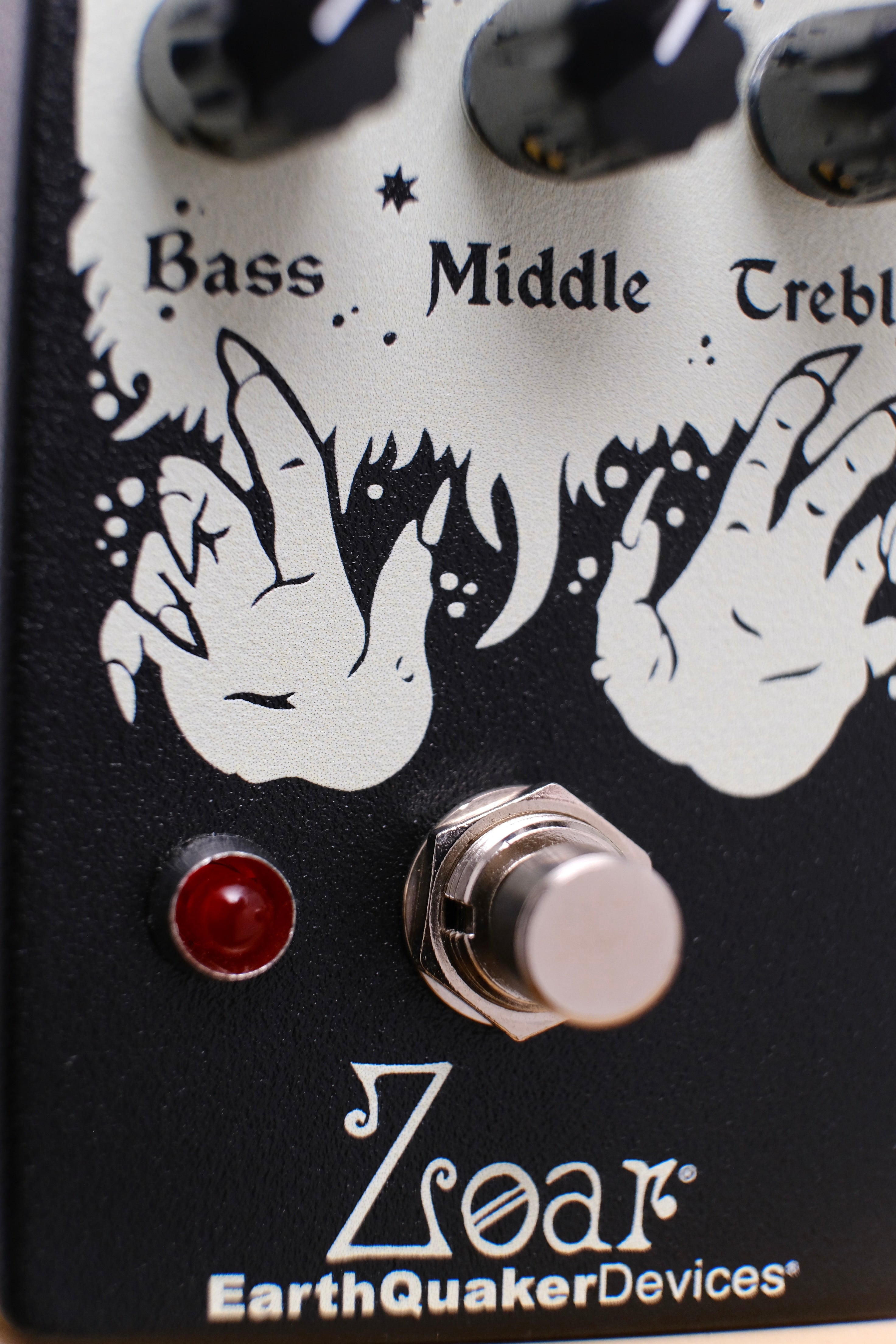 EarthQuaker Devices Zoar Dynamic Audio Grinder Distortion - Black