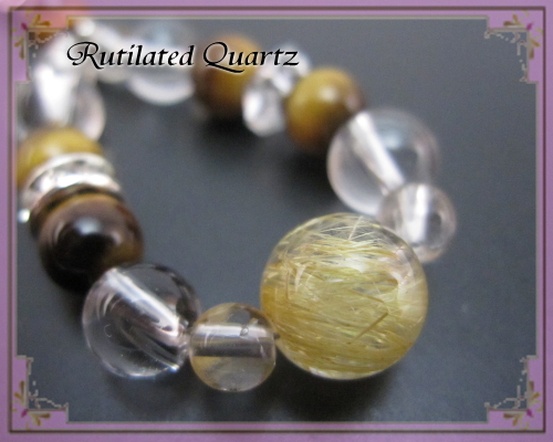 金運・仕事運(ルチル)05 / パワーストーンストラップ専門店