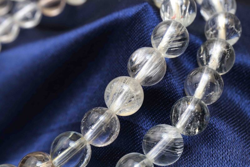 高品質】 ブレスレット 希少 ニードルイントパーズ ミックスカラー 6.5