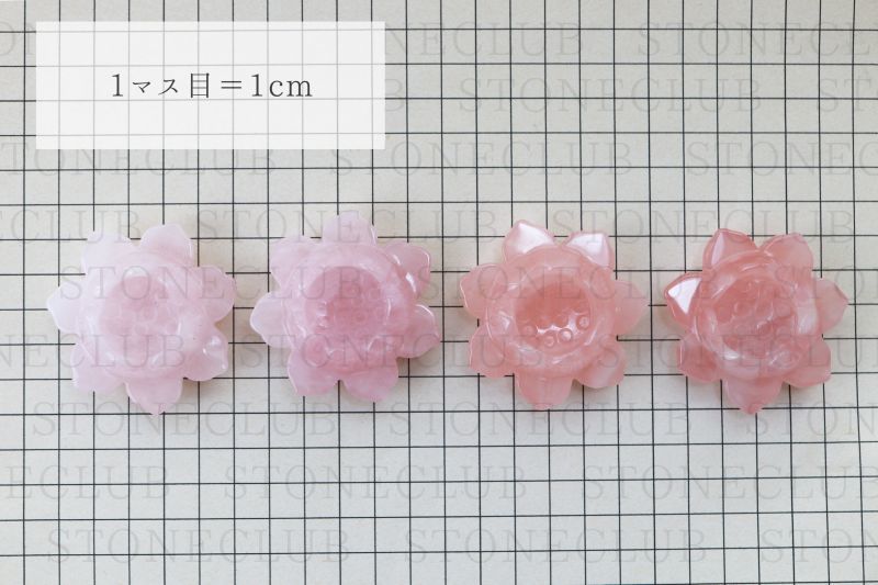置物 ローズクォーツ 蓮 ハス 花 ピンク キャンドルホルダー 水晶 恋愛