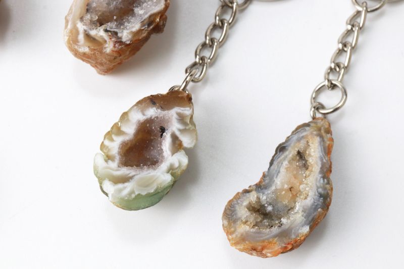 キーホルダー トレジャーメノウ 財運 運気アップ エネルギー アゲート