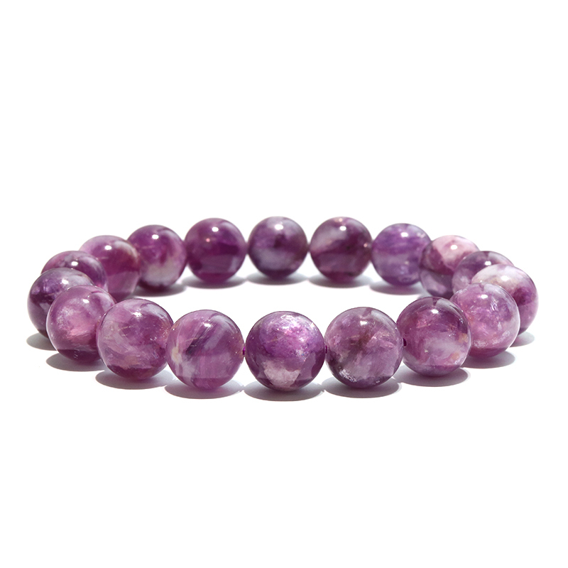 ブレス レピドライト＜ブラジル産＞ 丸 約11mm 不安解消 ストレス軽減