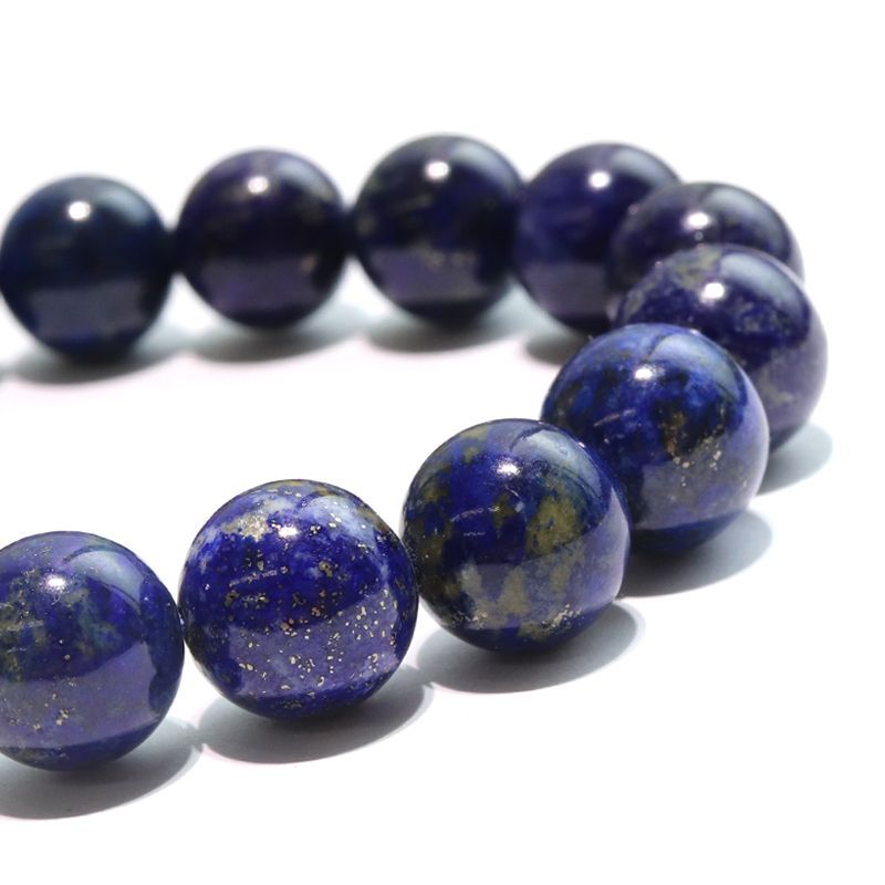 ブレス ラピスラズリ＜アフガニスタン産＞ 丸 約10mm 邪気を払う 判断