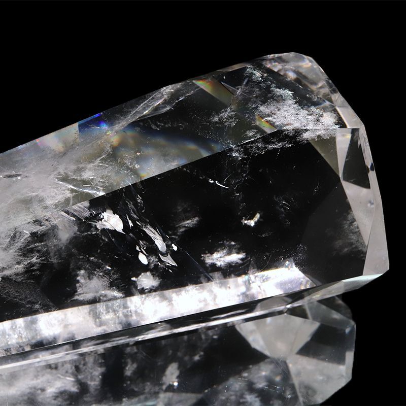 一点物】置物 水晶 六角柱 ブラジル産 浄化 クォーツ パワーストーン