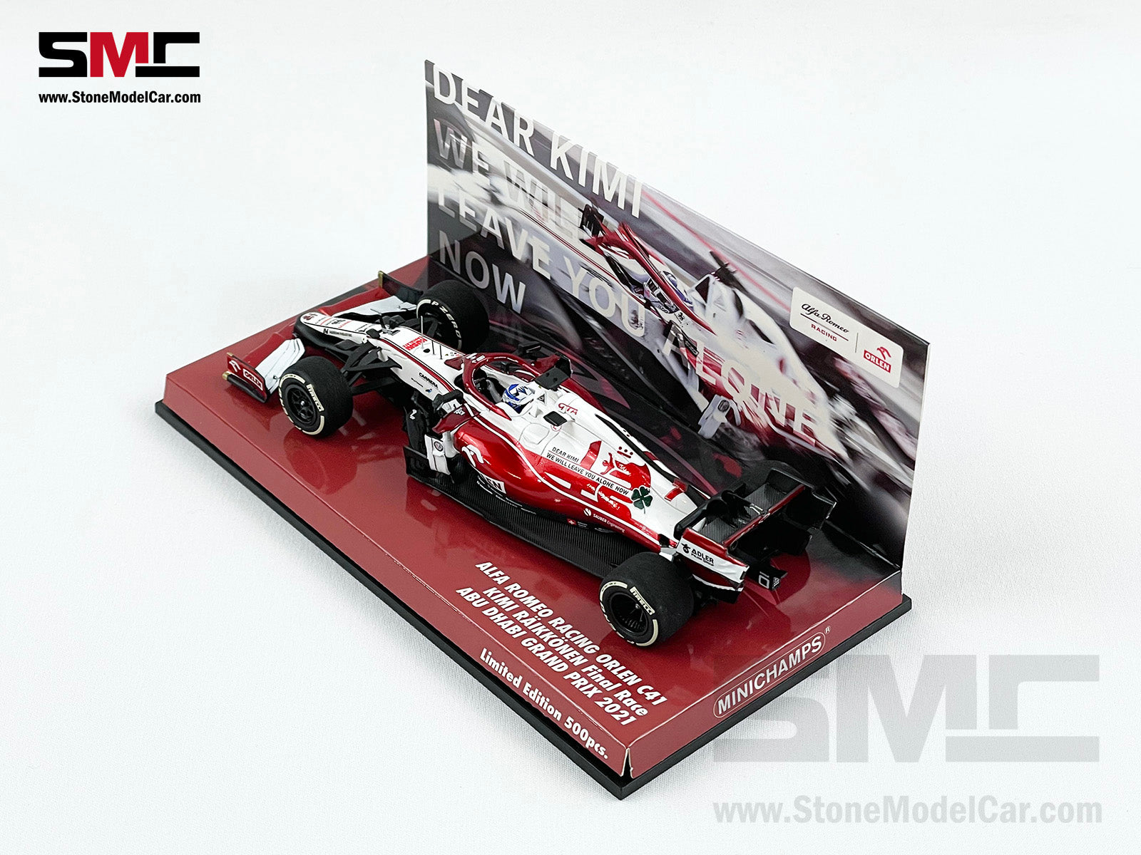 Alfa Romeo Saubar F1 C41 Kimi Raikkonen Abu Dhabi 2021 Last Race 1