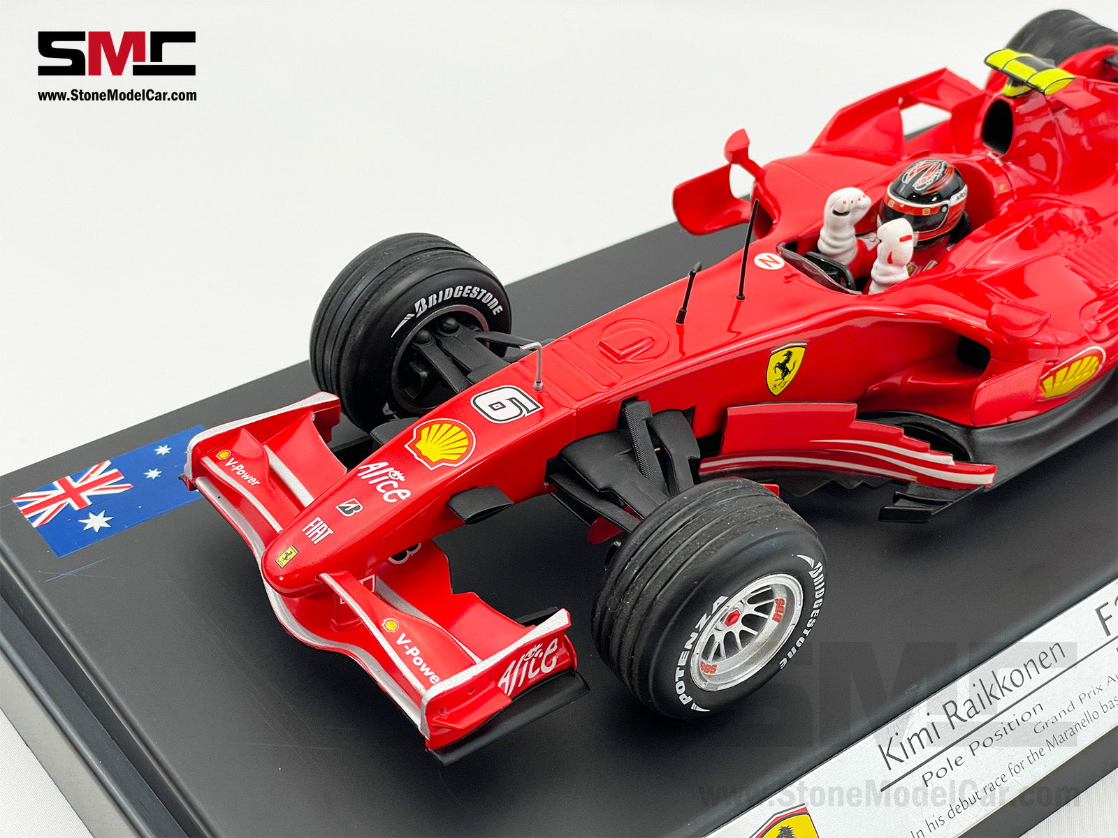 Pre-Owned] Ferrari F1 F2007 #6 Kimi Raikkonen Australia GP Hat