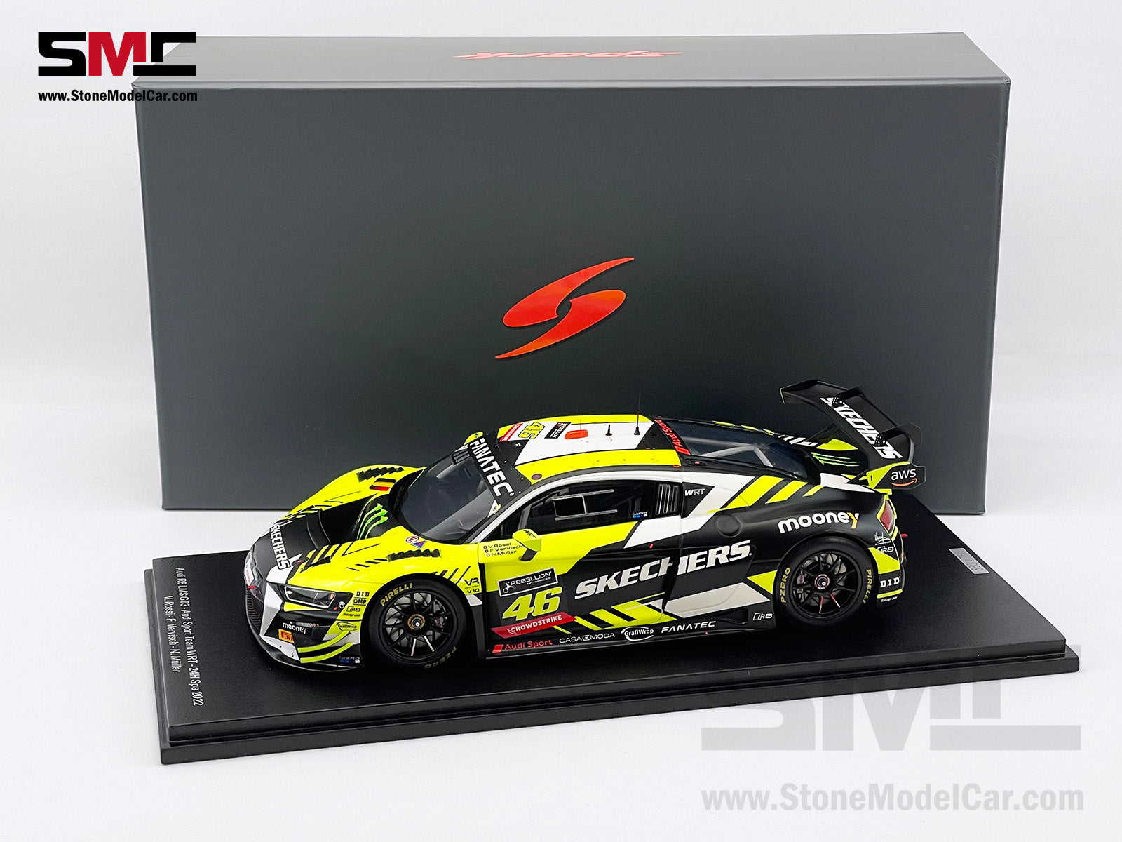 Audi Team WRT R8 LMS GT3 #46 Valentino Rossi 24h Spa 2022 1:18